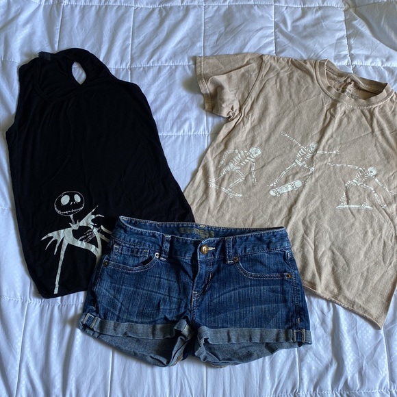 Tween Teen Girl Bundle Women XS 7 item PacSun Target Express Tillys Aéropostale - Picture 6 of 10